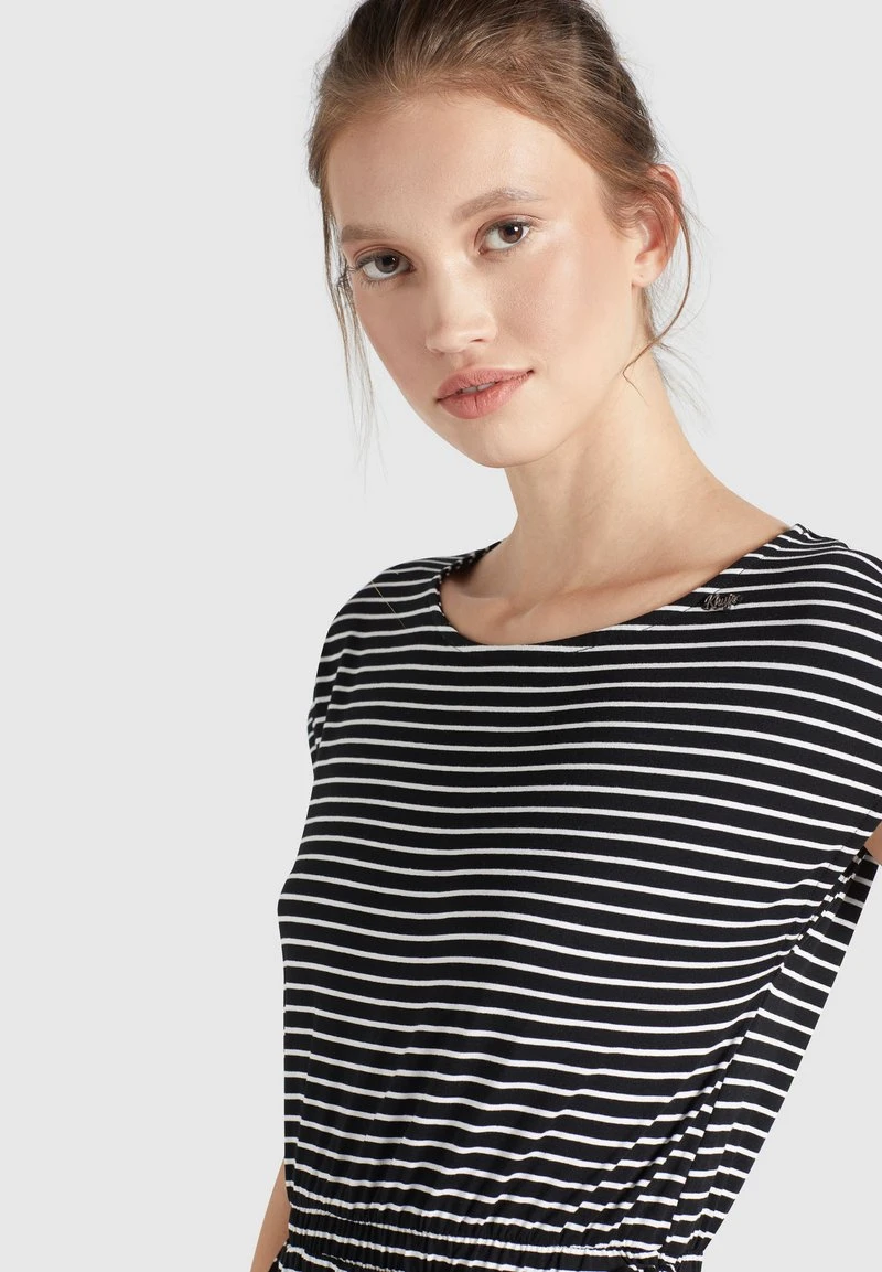 CRISTELLA - Vestido largo - schwarz-weiß gestreift Khujo CRISTELLA - Vestido Largo - Schwarz-weiß Gestreift, Mujer -KHUJO Tienda 761df09987f54eb48a824311f4bd459f