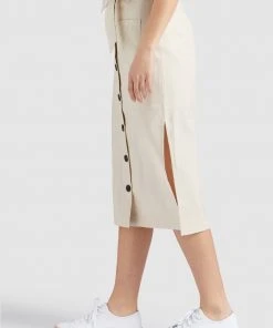 Khujo VARSHA - Falda Acampanada - Beige, Mujer -KHUJO Tienda 76233f2244064f10b2506c13211de305