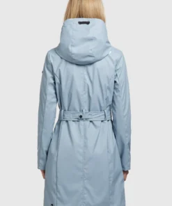 Khujo GLENNA - Impermeable - Hellblau, Mujer -KHUJO Tienda 7658c142a0a140a28d642495786931d6