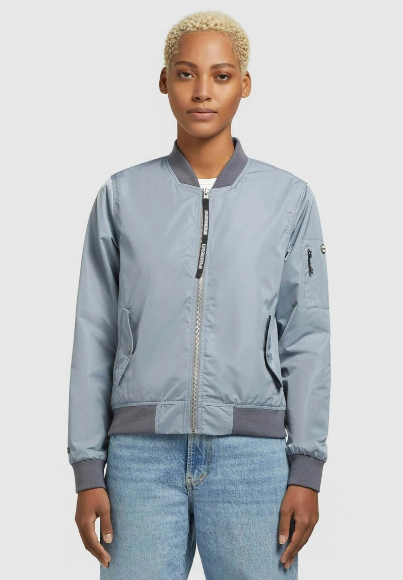 Khujo STENCE - Chaquetas Bomber - Blaugrau Hell, Mujer 1 Khujo STENCE - Chaquetas Bomber - Blaugrau Hell, Mujer