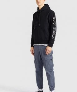 Khujo RODNEY - LOGO - Jersey Con Capucha - Black, Hombre -KHUJO Tienda 76f056378dee4a10a86eaec465b021fc