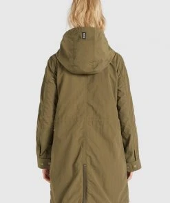 Khujo NEPHELE - Parka - Khaki, Mujer -KHUJO Tienda 7891d8d9ff684e04b38b85b085f818a2