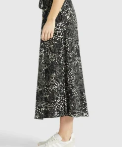 Khujo HEPKE - Falda Acampanada - Schwarz-weiß Gemustert, Mujer 6 Khujo HEPKE - Falda Acampanada - Schwarz-weiß Gemustert, Mujer -KHUJO Tienda 791b27eb7582404abb58ef5a248f5659