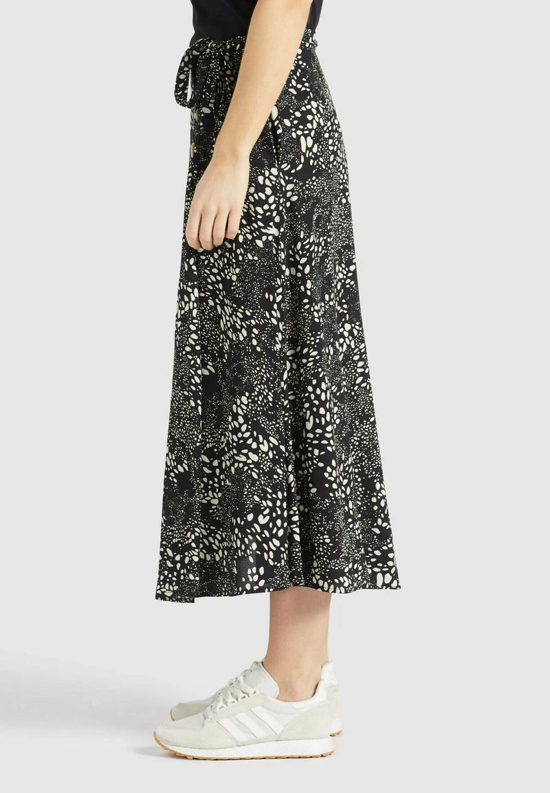 HEPKE - Falda acampanada - schwarz-weiß gemustert Khujo HEPKE - Falda Acampanada - Schwarz-weiß Gemustert, Mujer -KHUJO Tienda 791b27eb7582404abb58ef5a248f5659