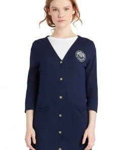 Khujo MANISHKE - Chaqueta De Punto - Dark Blue, Mujer