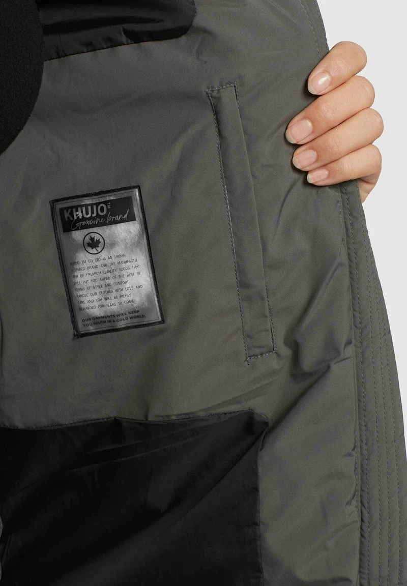 BINE - Abrigo de invierno - graugrün Khujo BINE - Abrigo De Invierno - Graugrün, Mujer -KHUJO Tienda 7a516fb271dc47e791ac635a2cc2ee1e