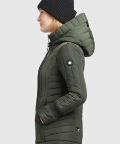 Khujo TWEETY PRIME5 LIGHT - Chaqueta De Entretiempo - Dunkelgrün, Mujer -KHUJO Tienda 7a5698ca7e3544e3ad06b27f98e3f860