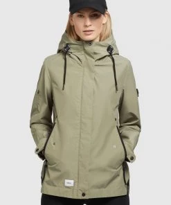 Khujo KAYA - Chaqueta Outdoor - Graugrün, Mujer