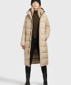 Khujo CORINNA MATT - Abrigo Corto - Beige, Mujer