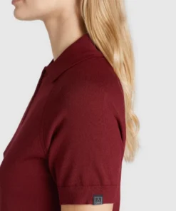 Khujo PANNA - Vestido De Punto - Dunkelrot, Mujer -KHUJO Tienda 7b29730160c0439a9caec124eafdfd9e