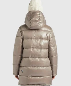 Khujo WENCKE SHINY - Abrigo De Invierno - Taupe Glänzend, Mujer -KHUJO Tienda 7b95b488b2e0474f88e44bdab284d69d