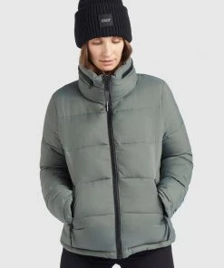 Khujo BLONDIE - Chaqueta De Invierno - Graugrün, Mujer