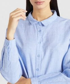 Khujo SAHAR - Camisa - Blau, Mujer -KHUJO Tienda 7c5f073f354346b5a1c1fe73c30a2063