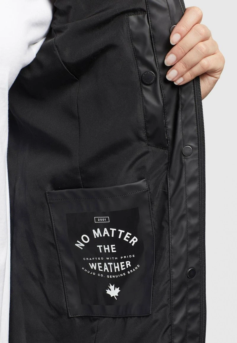 GLENNA - Impermeable - schwarz Khujo GLENNA - Impermeable - Schwarz, Mujer -KHUJO Tienda 803a96a8f7b046969bbe3e065840b18b