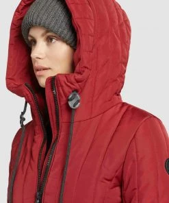 Khujo JERRY PRIME5 LIGHT - Abrigo De Invierno - Rot, Mujer -KHUJO Tienda 80c66905346548bc8aab15f92cca41d5