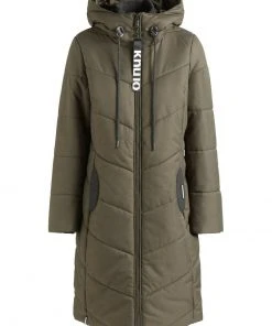 Khujo ARIBAY - Abrigo De Invierno - Dunkeloliv, Mujer -KHUJO Tienda 8112ec4dc3d244bb9817a43d469ba145