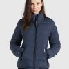 Khujo BACHA MATT - Chaqueta De Invierno - Dunkelblau, Mujer