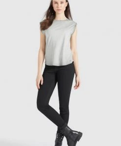 Khujo VIRGO - Top - Grau, Mujer -KHUJO Tienda 84692664b6eb4d6295ead022e1dacd50