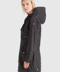 Khujo BANELE - Parka - Black, Mujer -KHUJO Tienda 85baedde95264bab96c925d925316414