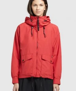 Khujo BLAIR - Chaqueta De Entretiempo - Rot, Mujer
