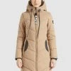 Khujo ARIBAY PEACHED - Abrigo De Invierno - Beige, Mujer
