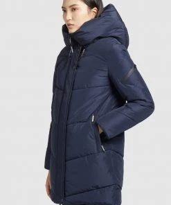 Khujo JORDIS - Abrigo De Invierno - Dunkelblau, Mujer -KHUJO Tienda 87c55863e1c14eefb850588f689914a9