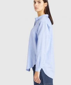 Khujo SAHAR - Camisa - Blau, Mujer -KHUJO Tienda 88785963f69e4716b01fa53aa5269866