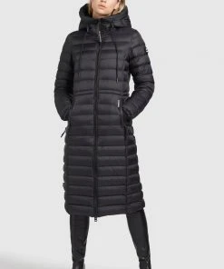 Khujo MIMI SHINE - Abrigo De Invierno - Schwarz, Mujer