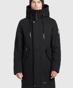Khujo HOLDER - Abrigo De Invierno - Schwarz, Hombre