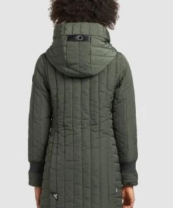 Khujo JERRY PRIME5 LIGHT - Abrigo De Invierno - Dunkelgrün, Mujer -KHUJO Tienda 8a890ba642124ff08a149b04e1cc61c2