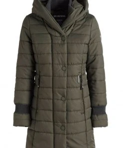 Khujo CONSTANZE STRUCTURED - Abrigo De Invierno - Dunkeloliv, Mujer -KHUJO Tienda 8b232ef60be148aa988764c81888199d