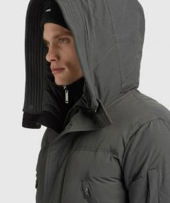 Khujo GORD - Abrigo De Invierno - Hellgrün, Hombre -KHUJO Tienda 8b46ceb3edcd472bacf0e09610a60f11