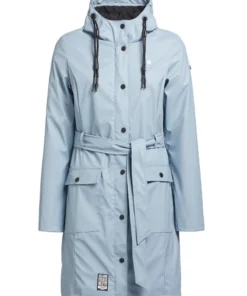 Khujo GLENNA - Impermeable - Hellblau, Mujer -KHUJO Tienda 8c3af68309a1471191c84e65897bdbcc