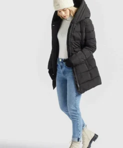 Khujo SILLA - Chaqueta De Invierno - Schwarz, Mujer -KHUJO Tienda 8d06429a11e8449ab679b1ee87d7eee5