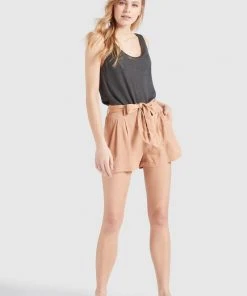 Khujo INDIRA - Shorts - Aprikot Gewaschen, Mujer -KHUJO Tienda 8d343cb9bc0540cbbc248325fa0ce6a5