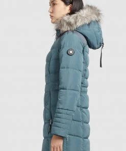 Khujo AMARAY2 - Abrigo De Invierno - Blaugrau, Mujer -KHUJO Tienda 8d3f3a4a87e44045a3b77a3b9ec7a874