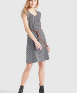 Khujo LEIFA - Vestido Informal - Dunkelblau-weiß Gestreift, Mujer 6 Khujo LEIFA - Vestido Informal - Dunkelblau-weiß Gestreift, Mujer -KHUJO Tienda 8d57322fc91245dca265a36fc523bc65