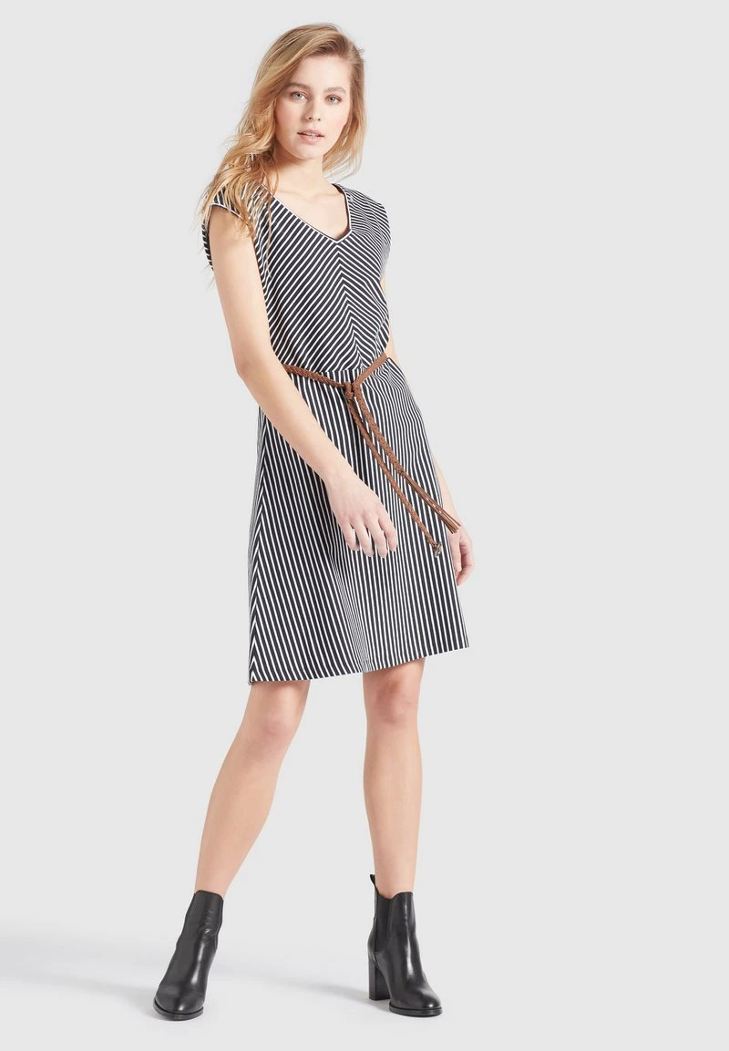 LEIFA - Vestido informal - dunkelblau-weiß gestreift Khujo LEIFA - Vestido Informal - Dunkelblau-weiß Gestreift, Mujer -KHUJO Tienda 8d57322fc91245dca265a36fc523bc65