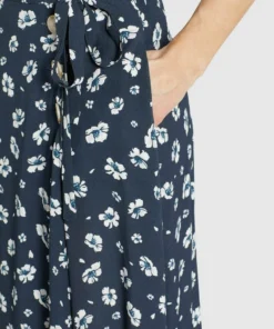 Khujo HEPKE - Falda Acampanada - Blau-weiß Geblümt, Mujer -KHUJO Tienda 8e1086183e2044128826bed4a6a184bb