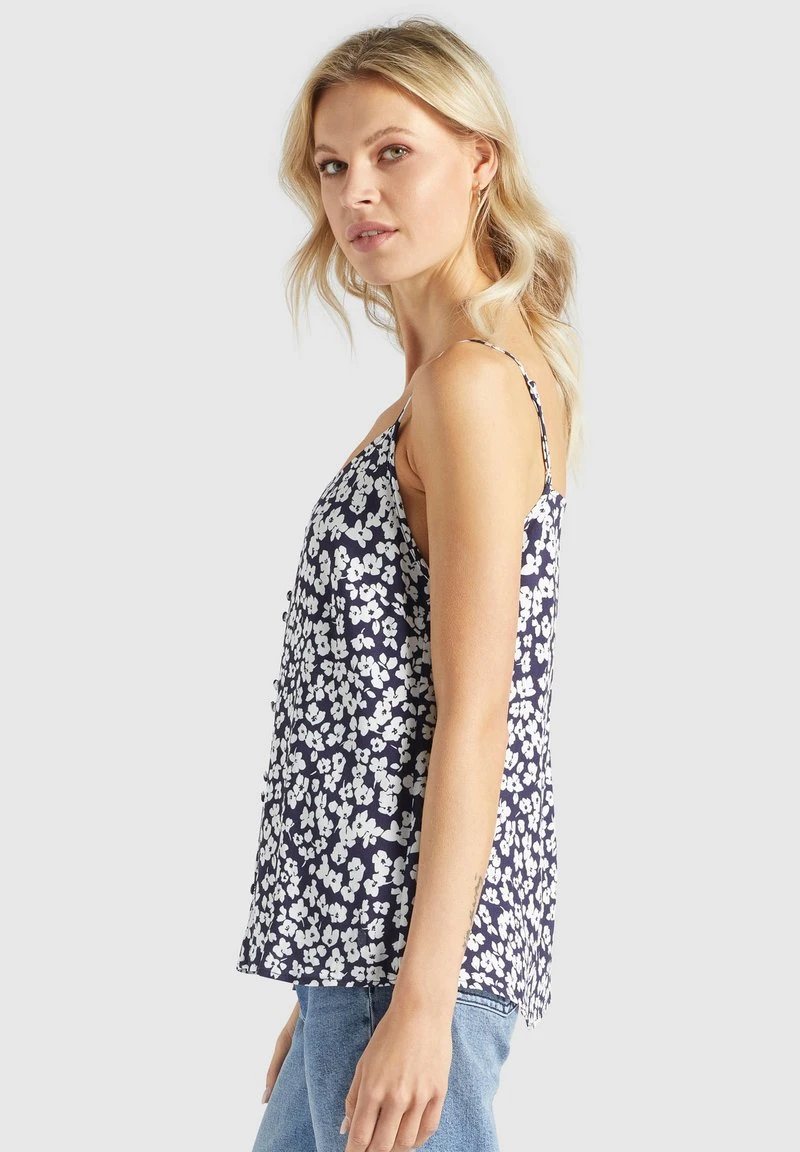 ELLEN - Blusa - dunkelblau weiß geblümt Khujo ELLEN - Blusa - Dunkelblau Weiß Geblümt, Mujer -KHUJO Tienda 8e420e301ad549cb8af9b910766d796e