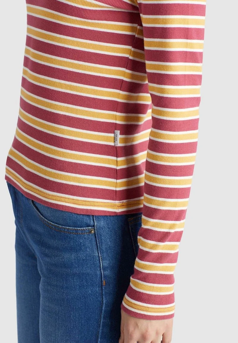 SICHUAN - Camiseta de manga larga - rosa-ocker gestreift Khujo SICHUAN - Camiseta De Manga Larga - Rosa-ocker Gestreift, Mujer -KHUJO Tienda 8ee95ad5ae4d4309ae698f006696ced7