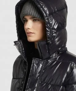 Khujo GERDA SHINY - Abrigo De Invierno - Schwarz, Mujer -KHUJO Tienda 8f00fa5aec6847c6a78e365cc29c2566