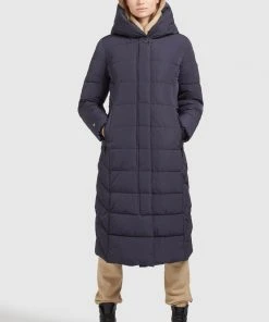 Khujo SILKE - Abrigo De Invierno - Dunkelblau, Mujer