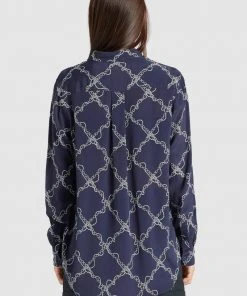 Khujo COLLINS - Camisa - Dark Blue, Mujer -KHUJO Tienda 918d73e423034f688e2a007aa991831c