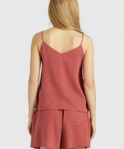 Khujo HANNI - Top - Red, Mujer -KHUJO Tienda 922ac5e34853443aa124a8075cca4474