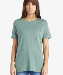 Khujo ALLMUT - Camiseta Básica - Mint, Mujer
