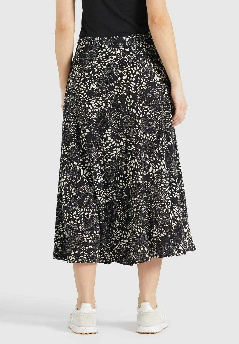 HEPKE - Falda acampanada - schwarz-weiß gemustert Khujo HEPKE - Falda Acampanada - Schwarz-weiß Gemustert, Mujer -KHUJO Tienda 93088c0e34954ac2a0239e5e40352a82