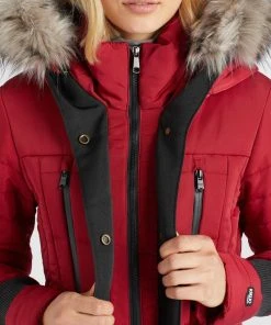 Khujo NIAMH - Abrigo De Invierno - Rot, Mujer -KHUJO Tienda 9355f1b636b24dca9f2cac04b300255a