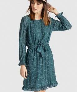 Khujo MEDUSA - Vestido Informal - Grün, Mujer