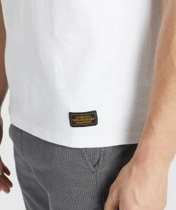 Khujo DESTIN SOLID - Camiseta Básica - Weiß, Hombre -KHUJO Tienda 93bf01e2ed6149c0835072f46c498b72